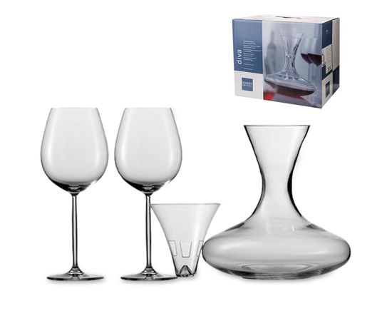 Набор подарочный: декантер, воронка и 2 бокала для вина 613 мл, серия Diva, Schott Zwiesel, фото , изображение 8