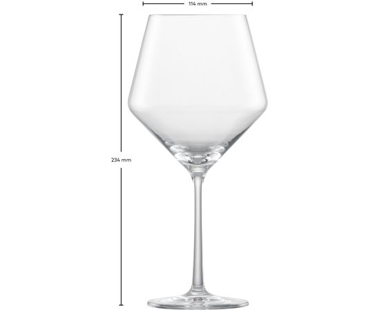 Набор бокалов для Бургундии (Burgundy) 700 мл, 6 шт., серия Pure (Belfesta), Schott Zwiesel, фото , изображение 4 Набор бокалов для Бургундии (Burgundy) 700 мл, 6 шт., серия Pure (Belfesta), Schott Zwiesel, фото , изображение 4