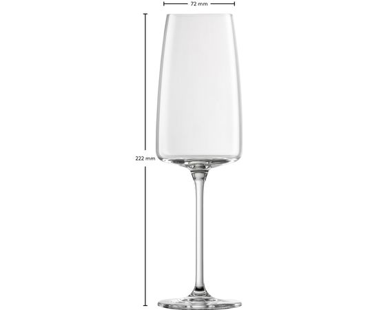 Набор бокалов для шампанского 360 мл, 2 шт., серия Vivid Senses(Sensa), Schott Zwiesel, фото , изображение 4