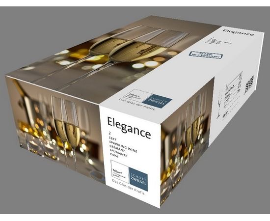 Набор бокалов для шампанского, 2 шт., 228 мл, серия Elegance, Schott Zwiesel, фото , изображение 4